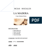 Materia Prima - La Madera