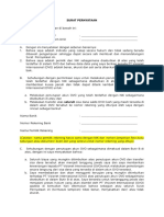 Surat Pernyataan Penutupan Akun (Lupa No HP)