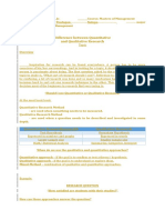 Difference Between Quantitative and Qualitative Research