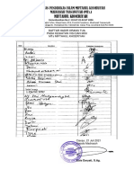 Daftar Hadir Sos