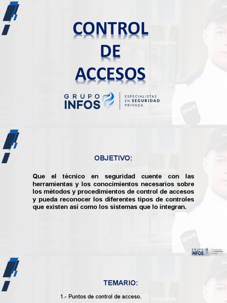Control de Acceso en Seguridad Privada | PDF | Informática ...