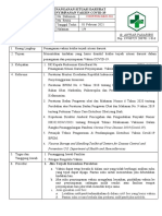 SOP Penanganan Situasi Darurat Penyimpanan Vaksin Covid-19