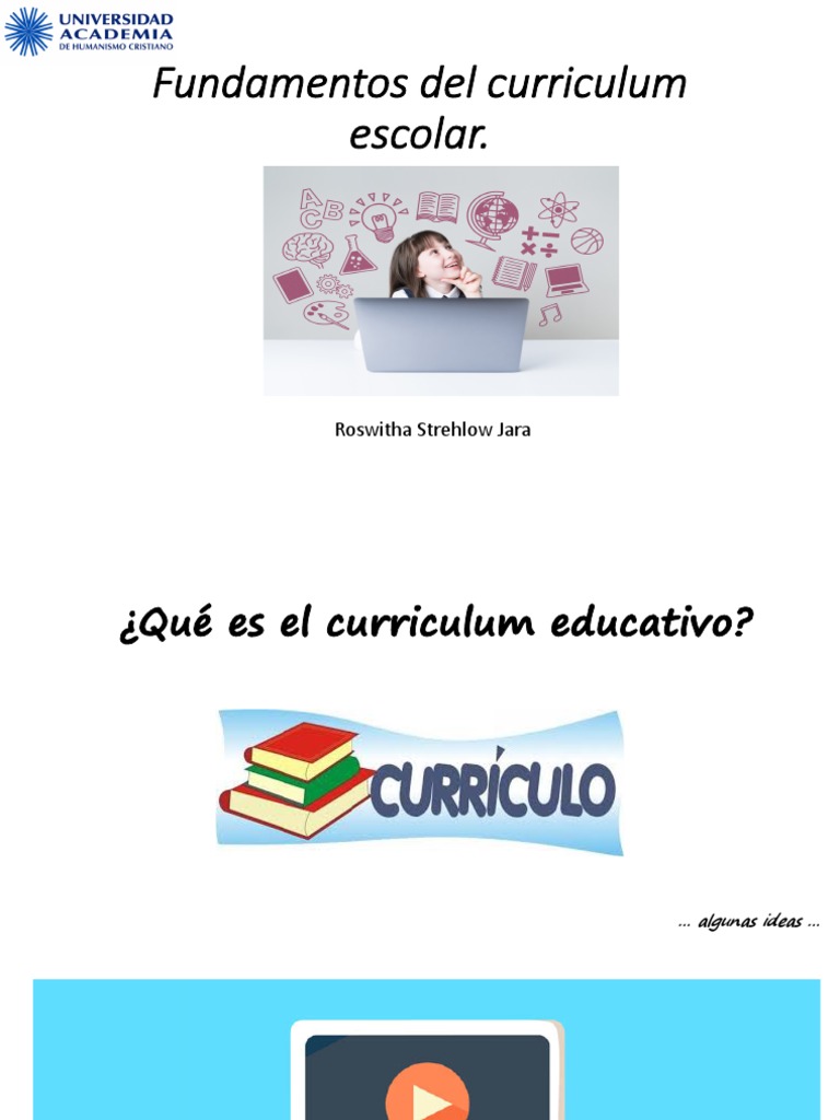 Fundamentos del Currículo Escolar | PDF | Plan de estudios | Aprendizaje