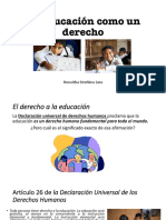 Nº1 La Educación Como Un Derecho