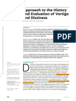 Approach To The History and Evaluation of Vertigo and Dizziness