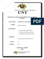 Actividad 03 - Aporte de Las Reacciones Químicas en El Área de La Salud