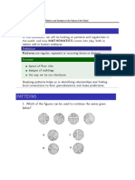 Lesson 2. The Nature of Math Section 1.2. A Study of Patterns and Numbers in The Nature of The World