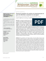 Potencial Energético Do Resíduo Do Despolpamento Do Açaí Sob Diferentes Condições de Estocagem