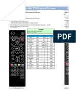 Remote Controller TV Program Process Guide