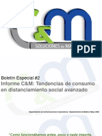 2do Informe C&M Tendencias de Consumo en Distanciamiento Social Avanzado