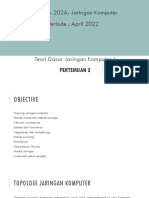 Kelas Pertemuan 2 Teori Dasar Jaringan Komputer (Medium, Device, Element)