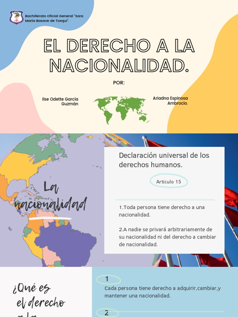 Derecho a la Nacionalidad y Apatridia | PDF | Nacionalidad | Derechos ...