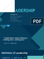 Leadership: Click To Edit Master Title Style