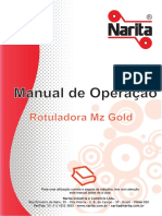 Manual de Operação MZ Gold