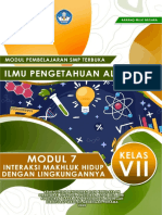 IPA - MODUL 7 - Interaksi Makhluk Hidup Dan Lingkungannya