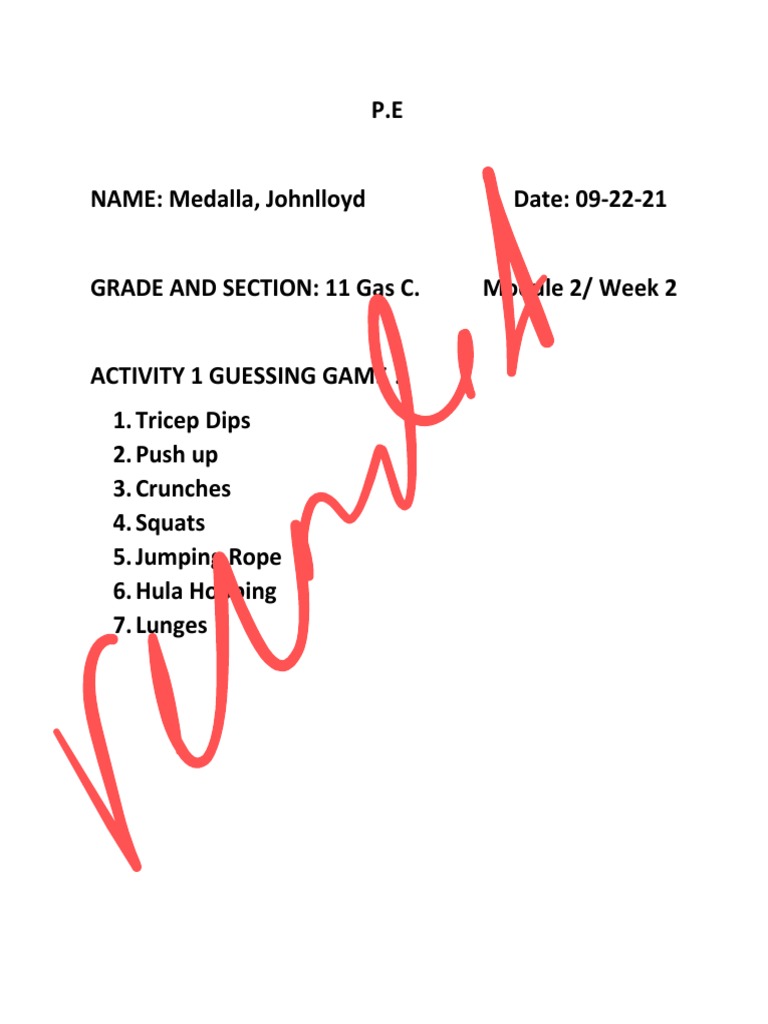 PE Module 2: Fitness Activities Guide | PDF | Self-Improvement | Lifestyle