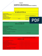 Label Karantina, Lulus, Ditolak2