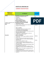 Sesión de Aprendizaje de Pocos Muchos