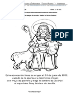 FICHA DE TRABAJO-RELIGION -LA DIVINA PASTORA-