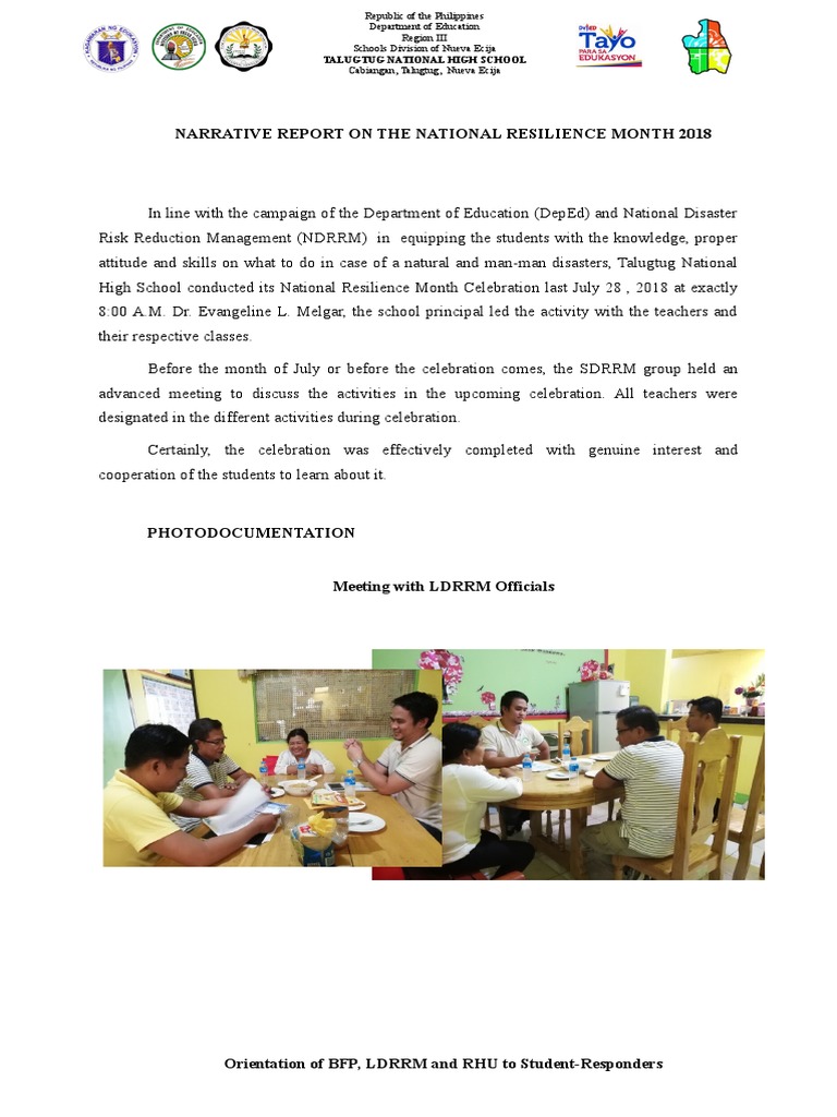 National Resilience Month 2018 Report | PDF | Cognition | Learning