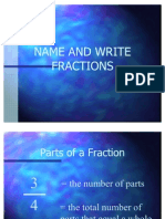 Name and Write Fraction