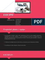 Propiedad Planta y Equipo