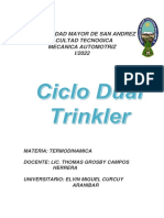 Ciclo dual Trinkler: aplicaciones y ventajas del ciclo térmico híbrido Otto-Diésel