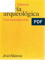 Johnson 2000 Teoria Arqueológica, Una Introducción