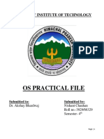 OS PRACTICAL LINUX MS-DOS COMMANDS