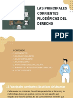 Las Corrientes Filosoficas Del Derecho - I.D - Grupo5