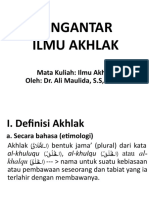 Pengantar Ilmu Akhlak