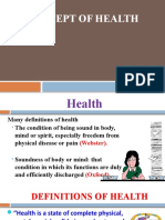 Concept of Health