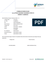 Formulir Pernyataan Registrasi Sasaran Vaksinasi Covid-19 Nomor: P-A8Zi6Dch
