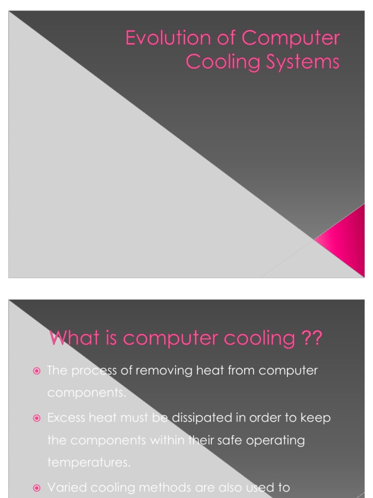 Understanding Computer Cooling Systems | PDF | Electromechanical ...