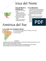 Localizacion Del Continete Americano y Suis Principales Rios