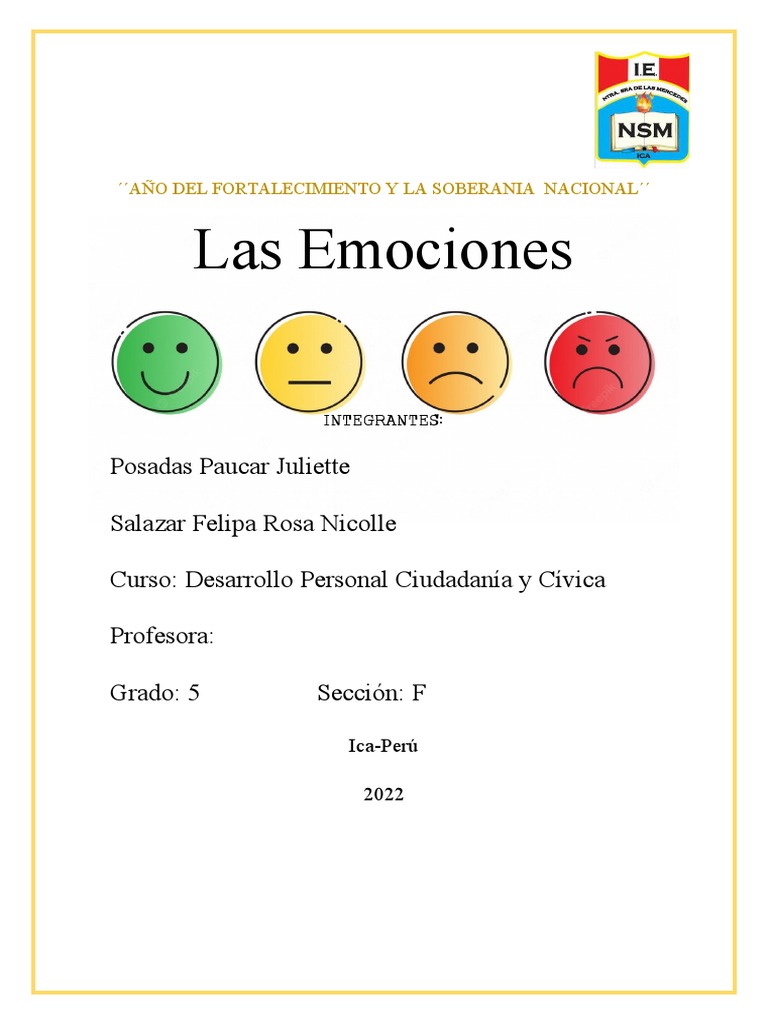 Educación Emocional para Niños | PDF | Las emociones | Temor