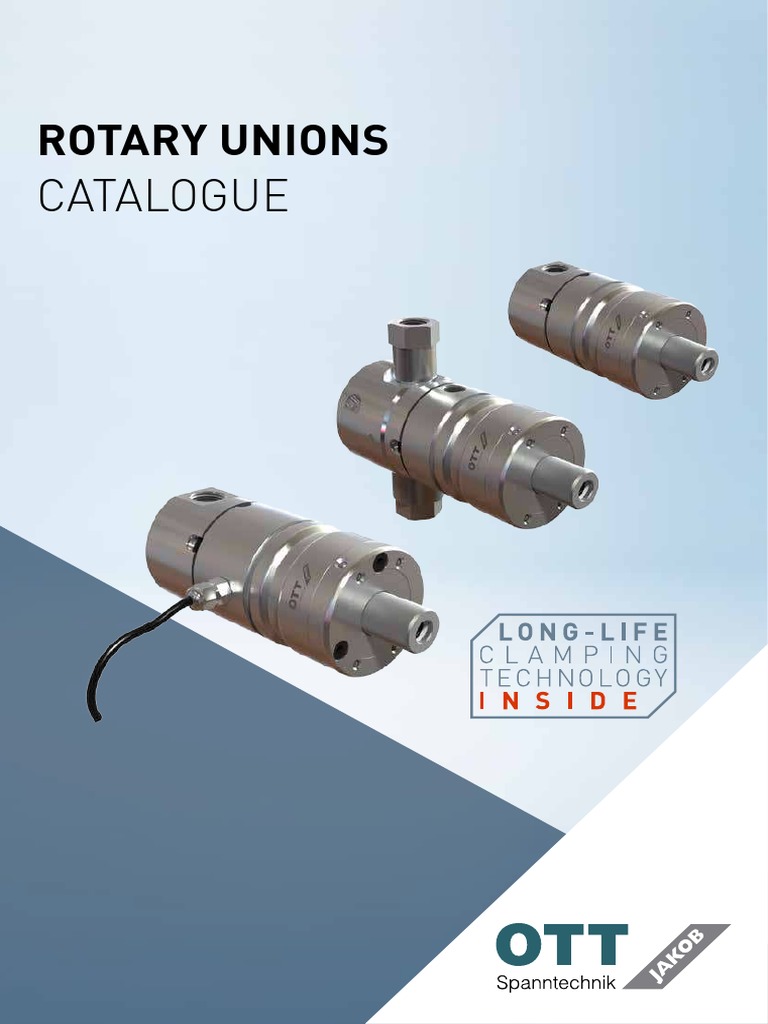 OTT-JAKOB Rotary Unions Catalogue | PDF | Chemical Engineering ...