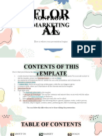 Floral Nonprofit Marketing Plan by Slidesgo