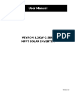 User Manual: VEYRON 1.2KW-2.5KW MPPT Solar Inverter