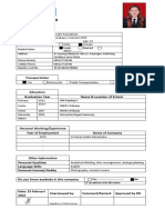 VAF Application Form