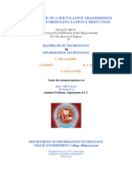 Performance of A Speculative Transmission Scheme For Scheduling-Latency Reduction