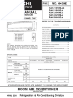 Manual Serviço Hitachi Rak Tem Esquema