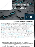 Gartner Business Value Model