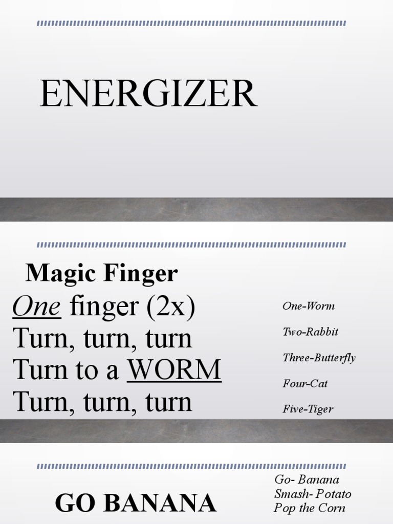 ENERGIZER | PDF | Cooking, Food & Wine | Home & Garden