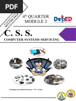 4 Quarter: Computer Systems Servicing