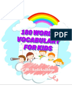 180 Words Vocabulary For Kids - FB - Koleksibbm