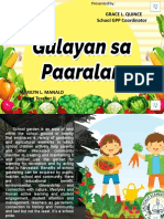 Gulayan Sa Paaralan Accomplishment