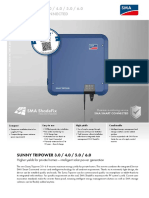 SMA - Sunny Tripower 3.0 - 4.0 - 5.0 - 6.0 - Inverters - Data Sheet