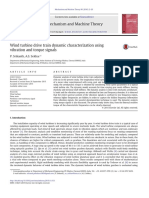 Wind Turbine Drive Train Dynamic Characterization Using