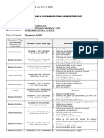 Deped Monthly Accomplishment Report 